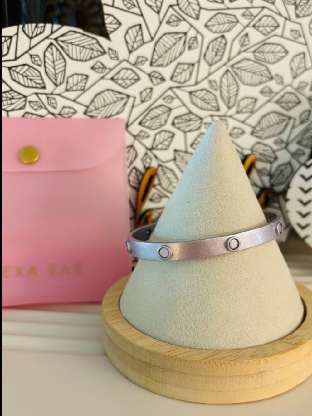 Bar by Alexa Rae Cart This Bracelet- Metallic Lilac